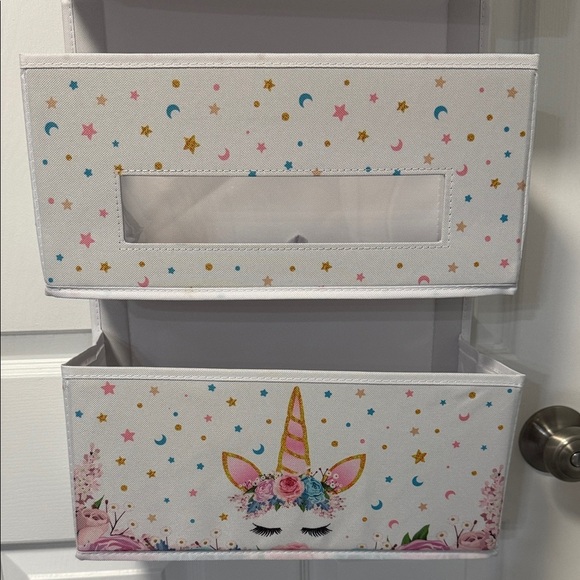 Unicorn and Rainbow Hanging Organizer - Picture 2 of 7